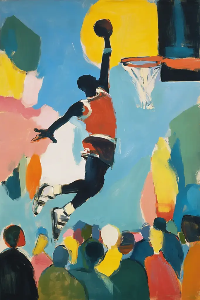 Jordan’s legendary dunk