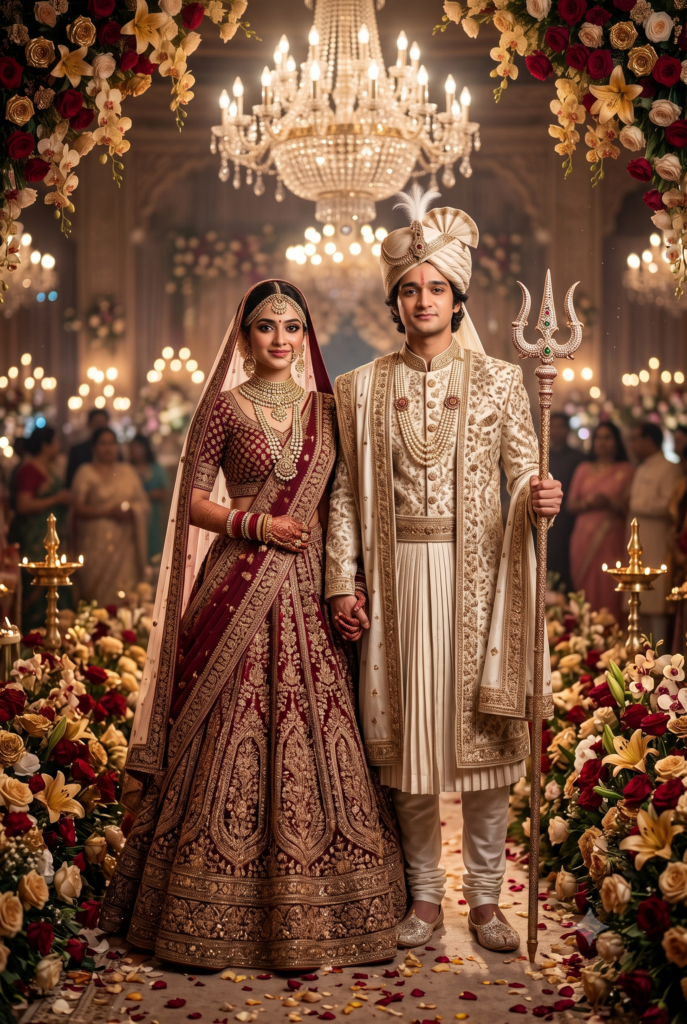 Traditional Wedding Couple