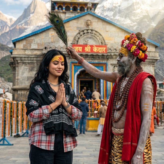 blessings from a Kedarnath Sadhu