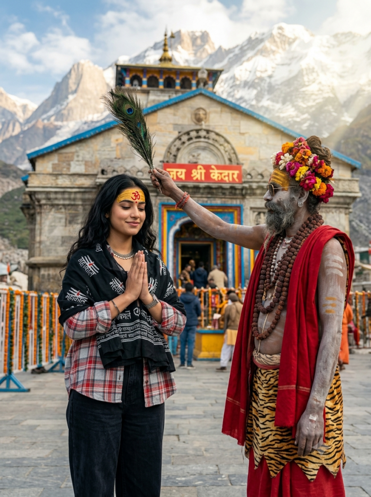 blessings from a Kedarnath Sadhu