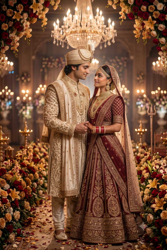 A Moment of Wedding Romace