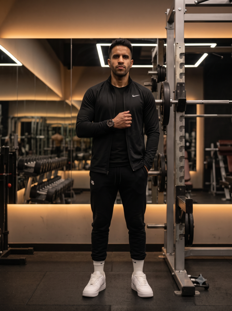 Fit young man standing