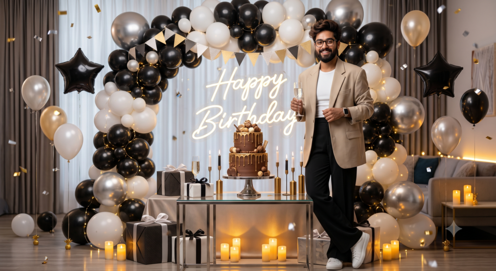 Elegant birthday celebration