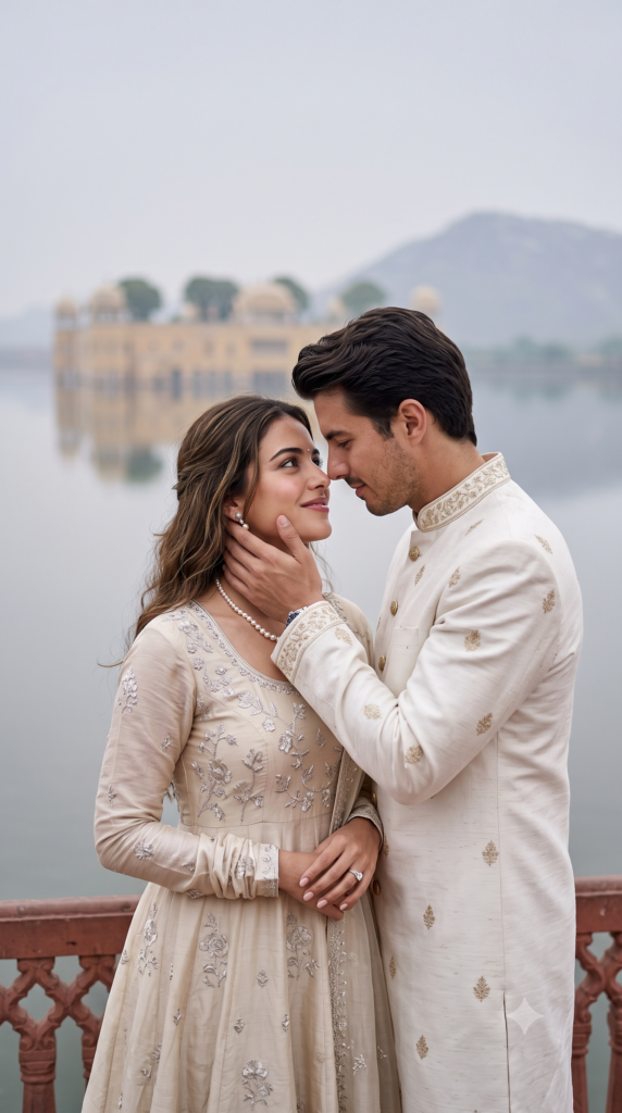 Romantic Pre- Wedding moment