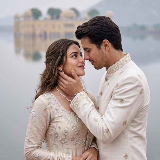 Romantic Pre- Wedding moment