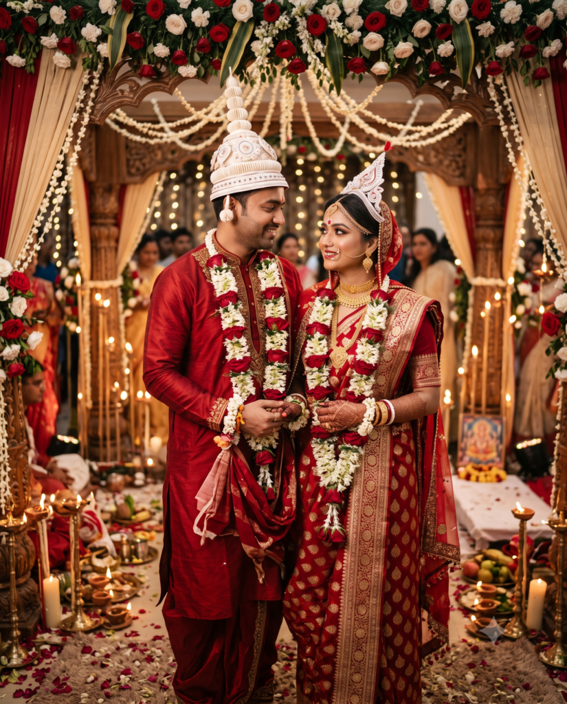 Bengali wedding Couple