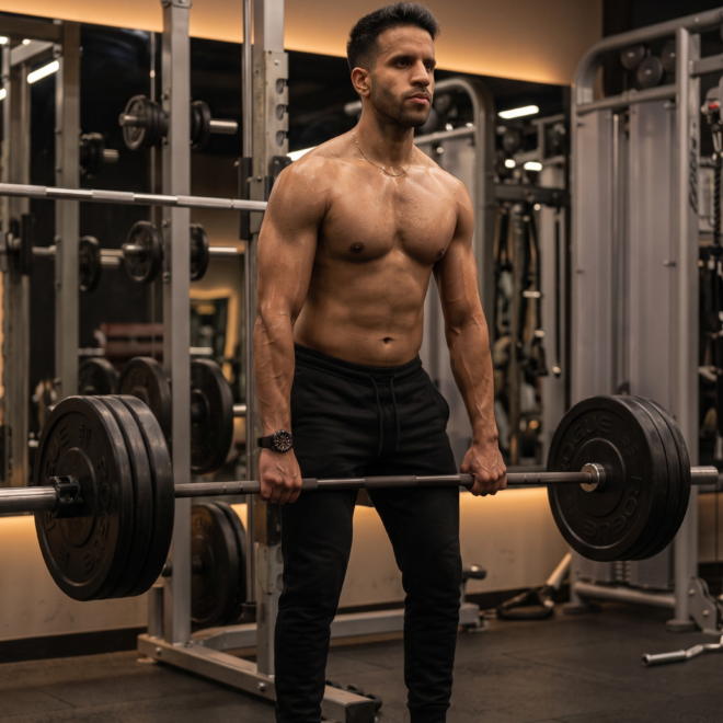 Heavy Barbell Deadlift
