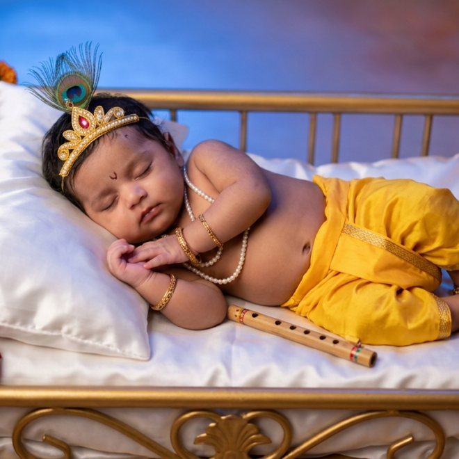 Baby Krishna Ai Prompt